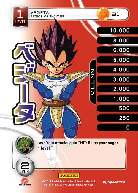 Vegeta Prince of Saiyans